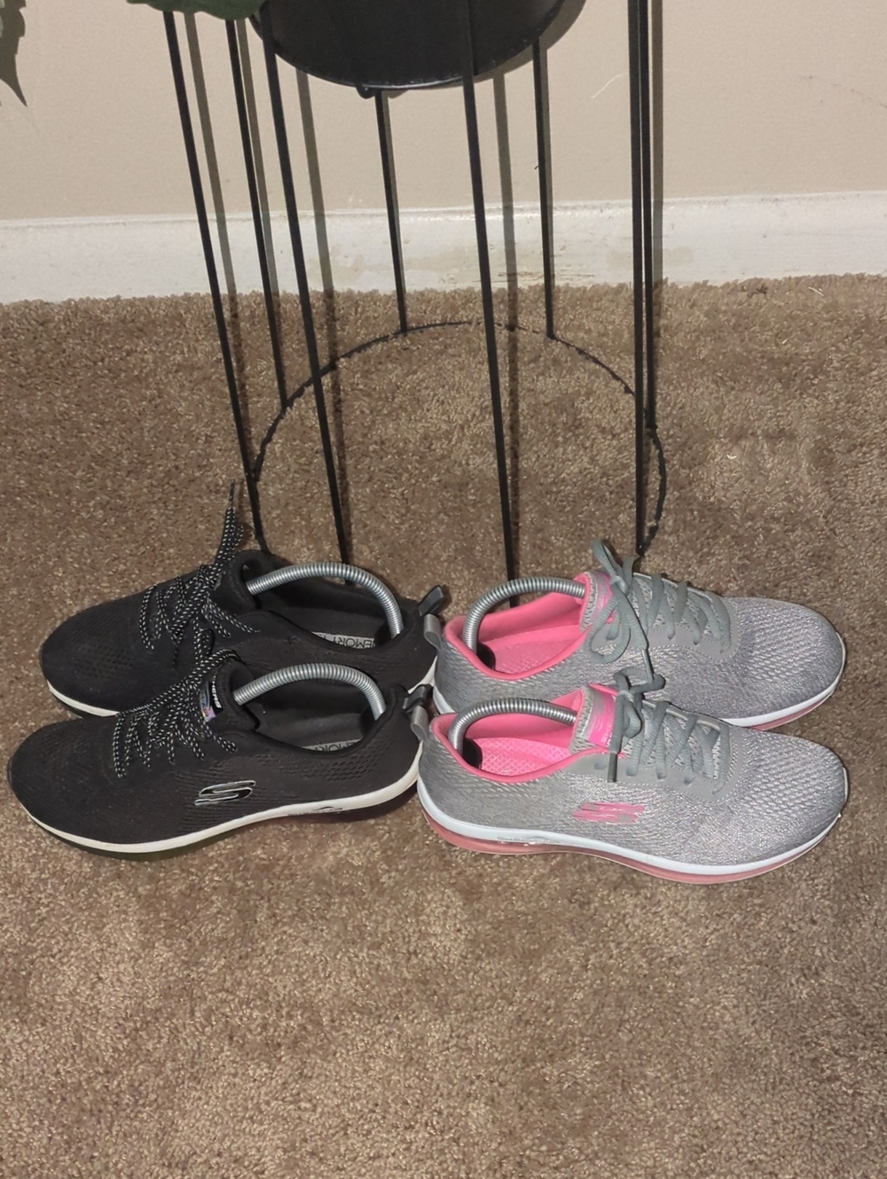 2 Pairs Skechers Skech- Air Women's Athletic Sneakers